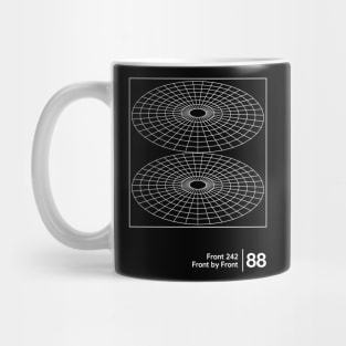 Front By Front / Minimalist Graphic Artwork Design Mug